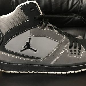 Nike Air Jordan Flight 1 Grey/Black SIZE 9.5 Mens!